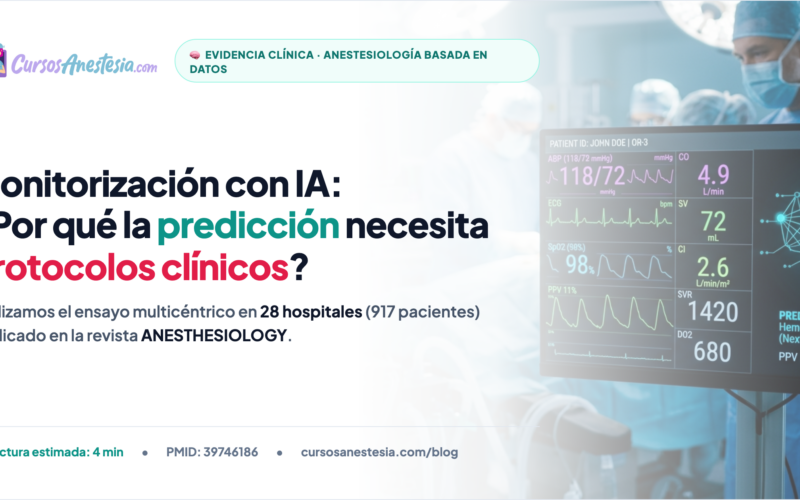 Monitorización predictiva con inteligencia artificial: ¿por qué la anticipación necesita protocolos clínicos?